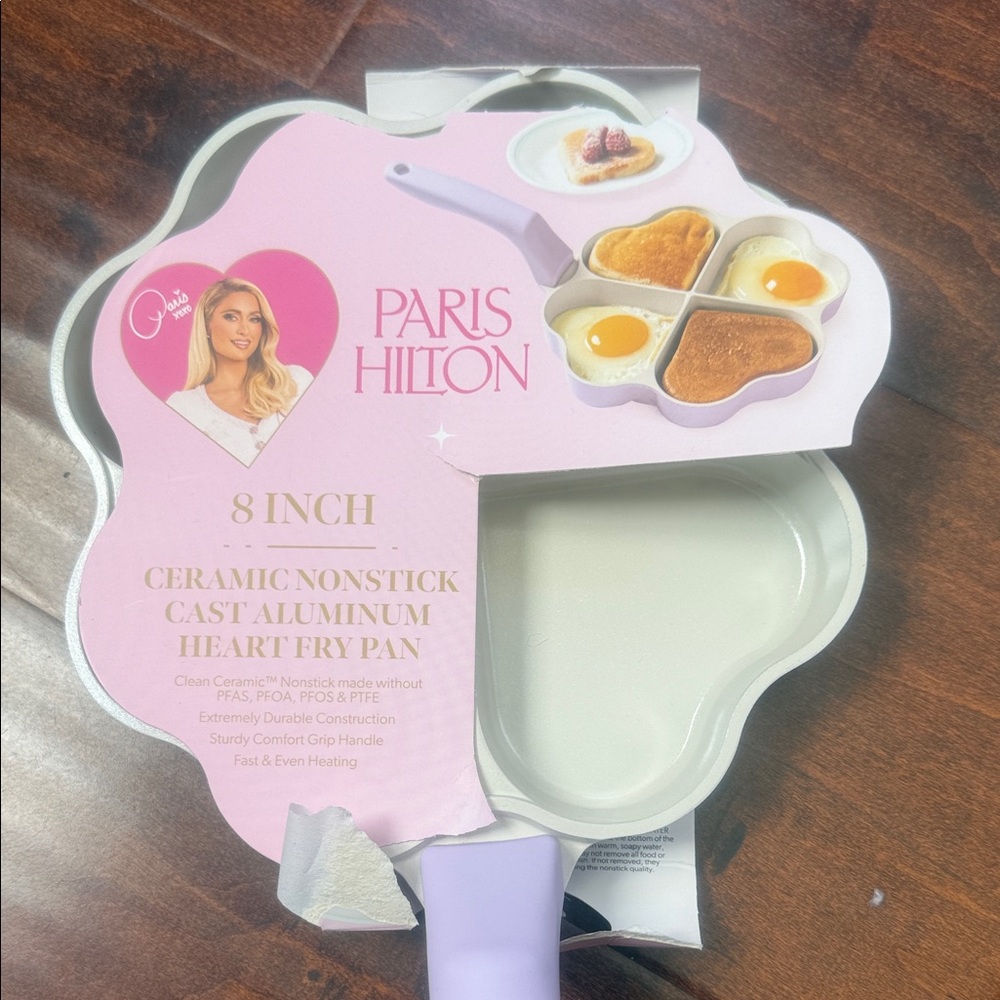 Paris Hilton Lavender Heart Fry Pan